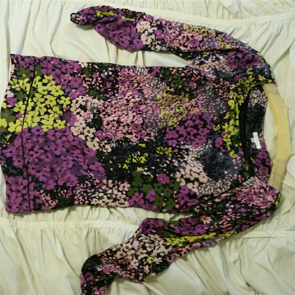 Shoshanna silk multicolored tunic - Picture 2 of 4